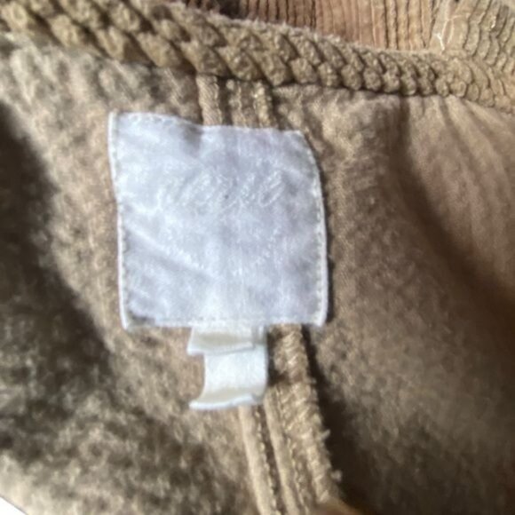 Aerie Women’s Corduroy Kick Flare Overalls Size Medium Wide Leg Bohemian - Picture 6 of 8